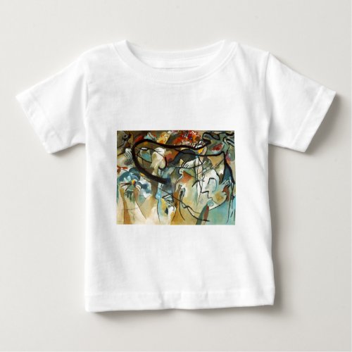 Kandinsky Composition V Abstract Painting Baby T_Shirt