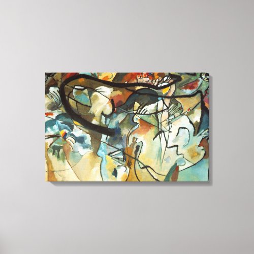 Kandinsky Composition V Abstract Painting Canvas Print