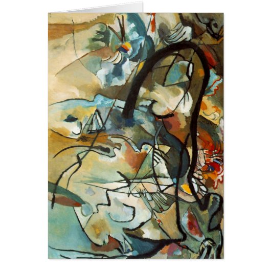 Kandinsky Composition V Abstract Painting Cards (Front)