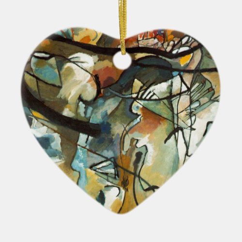 Kandinsky Composition V Abstract Painting Ceramic Ornament