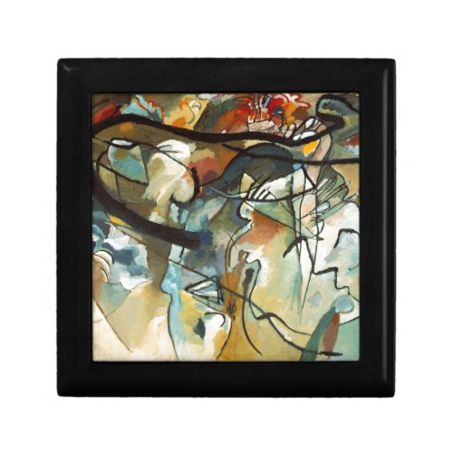 Kandinsky Composition V Abstract Painting Jewelry Box