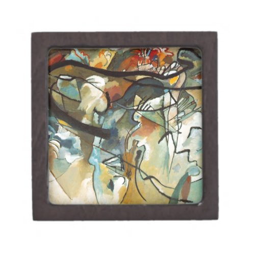 Kandinsky Composition V Abstract Painting Jewelry Box