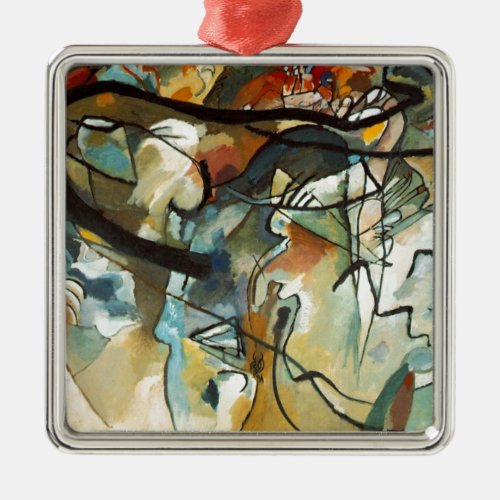 Kandinsky Composition V Abstract Painting Metal Ornament