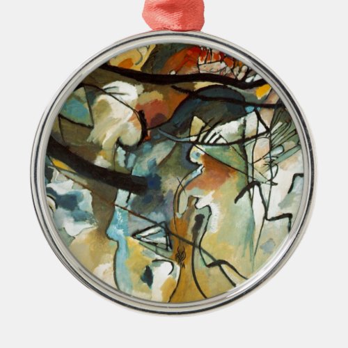 Kandinsky Composition V Abstract Painting Metal Ornament