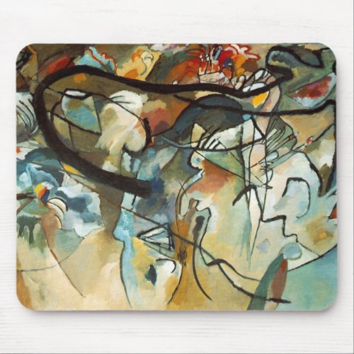 Kandinsky Composition V Abstract Painting Mouse Pad