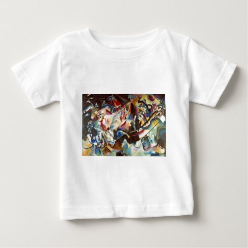 Kandinsky Composition VI Abstract Painting Baby T_Shirt