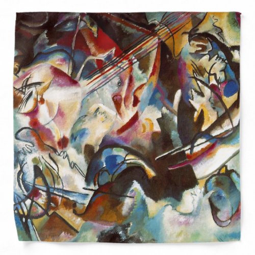 Kandinsky Composition VI Abstract Painting Bandana