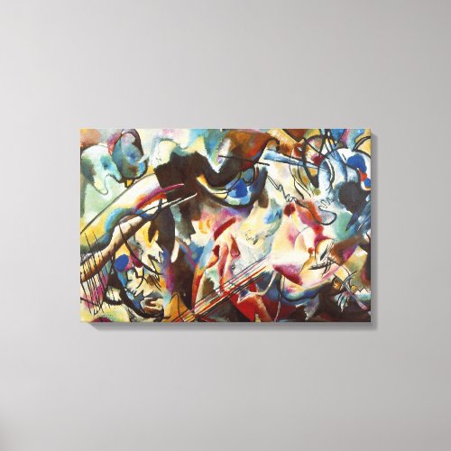 Kandinsky Composition VI Abstract Painting Canvas Print