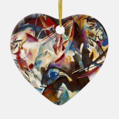 Kandinsky Composition VI Abstract Painting Ceramic Ornament