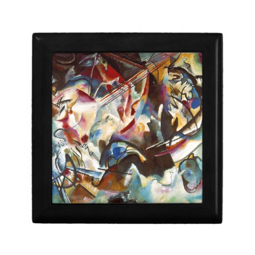 Kandinsky Composition VI Abstract Painting Jewelry Box