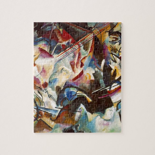 Kandinsky Composition VI Abstract Painting Jigsaw Puzzle (Vertical)