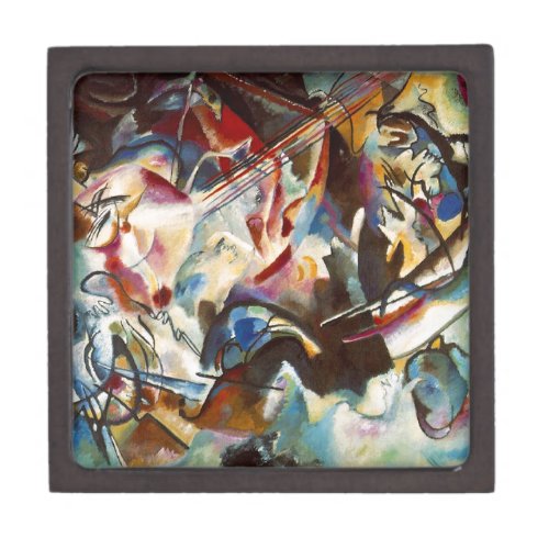 Kandinsky Composition VI Abstract Painting Keepsake Box