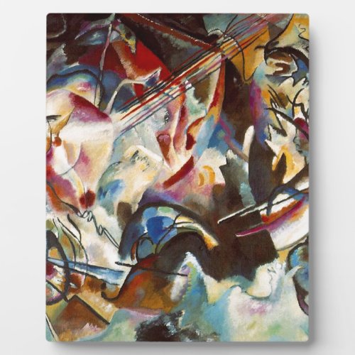 Kandinsky Composition VI Abstract Painting Plaque