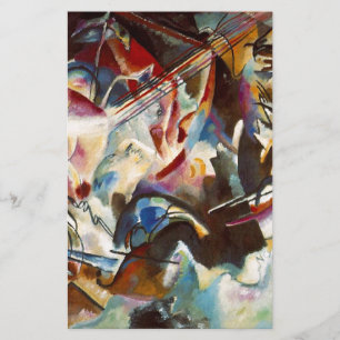 Kandinsky Composition VI Abstract Painting Stationery