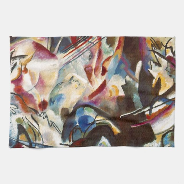 Kandinsky Composition VI Abstract Painting Towel (Horizontal)