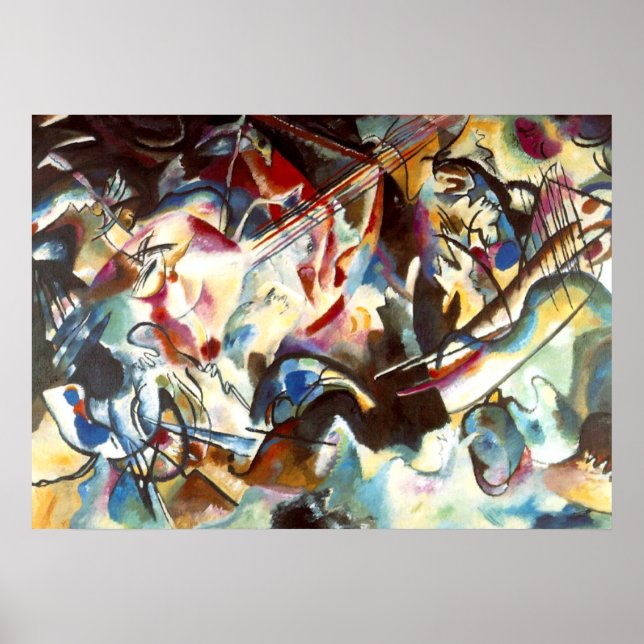 Kandinsky Composition VI Painting Art Poster (Front)