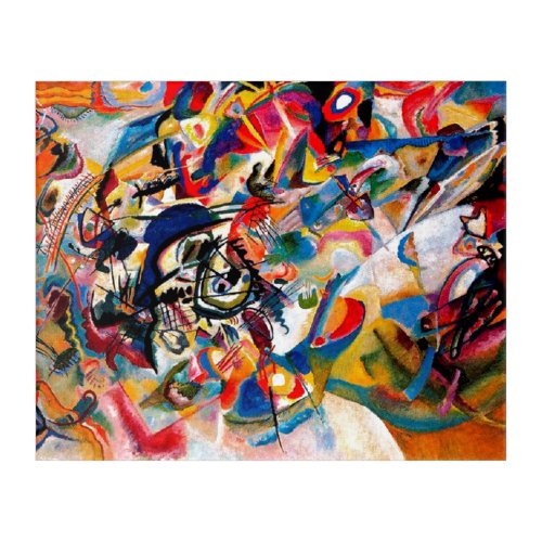 Kandinsky Composition VII Abstract Painting Acrylic Print