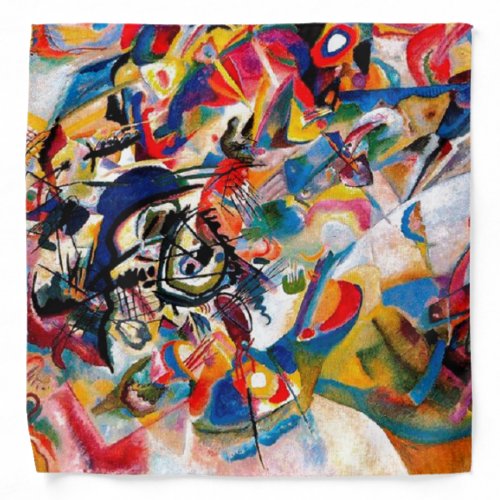 Kandinsky Composition VII Abstract Painting Bandana