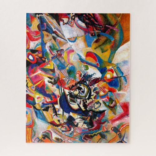 Kandinsky Composition VII Abstract Painting Jigsaw Puzzle