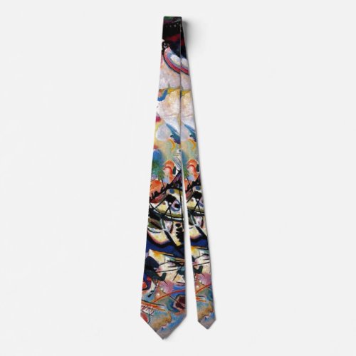 Kandinsky Composition VII Abstract Painting Neck Tie