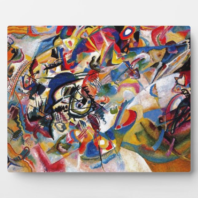 Kandinsky Composition VII Abstract Painting Plaque (Front)
