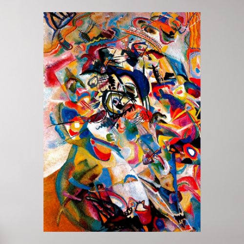 Kandinsky Composition VII Abstract Painting Poster