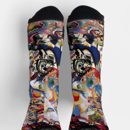 Kandinsky Composition VII Abstract Painting Socks