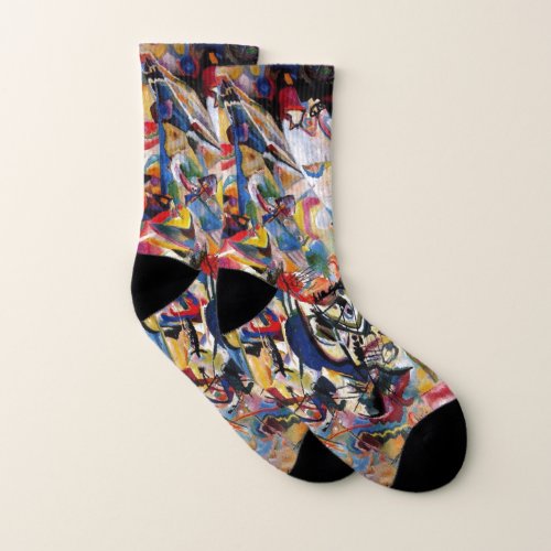 Kandinsky Composition VII Abstract Painting Socks