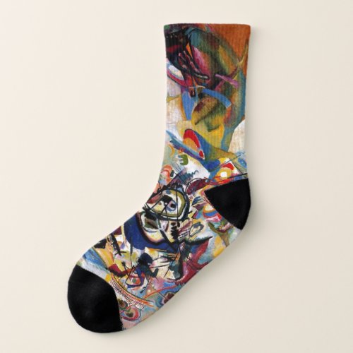 Kandinsky Composition VII Abstract Painting Socks