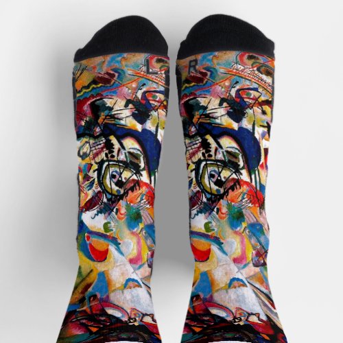 Kandinsky Composition VII Abstract Painting Socks