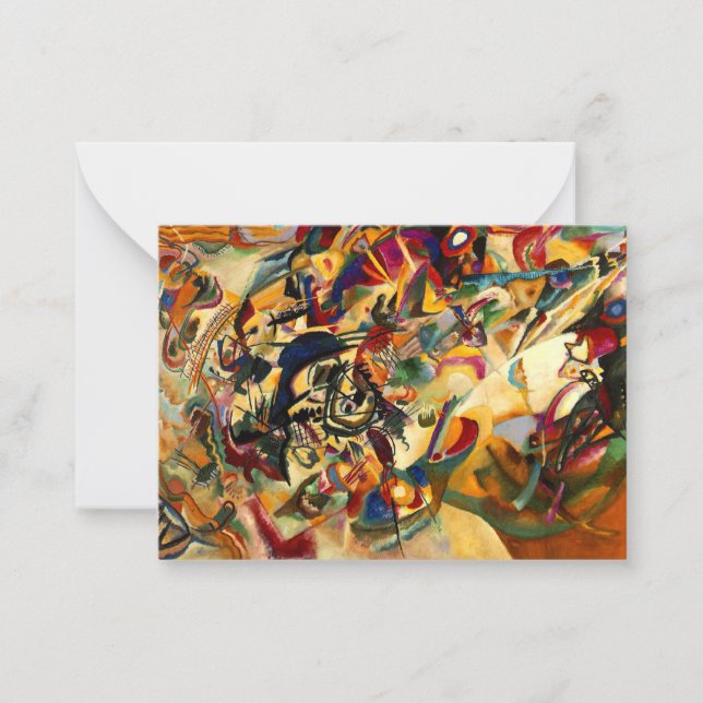 Kandinsky - Composition VII Note Card (Front)