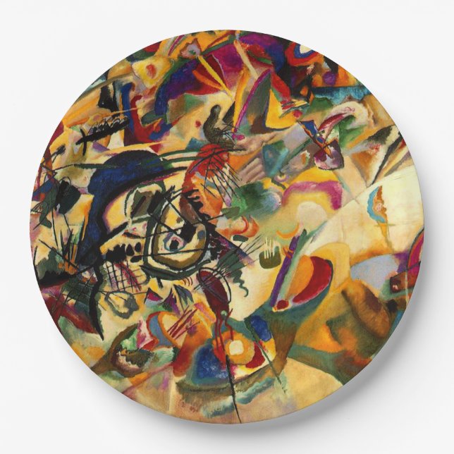 Kandinsky - Composition VII Paper Plates (Front)