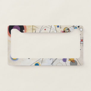 Kandinsky Composition VIII Abstract Art License Plate Frame