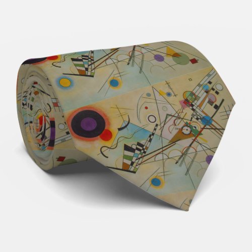 Kandinsky Composition VIII Abstract Neck Tie