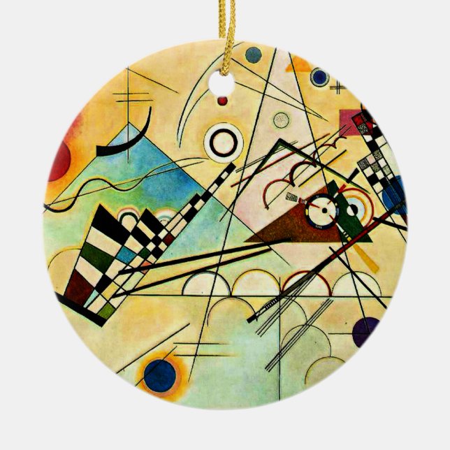 Kandinsky - Composition VIII Ceramic Ornament (Front)