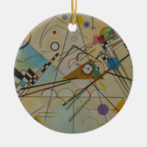 Kandinsky Composition VIII Ceramic Ornament