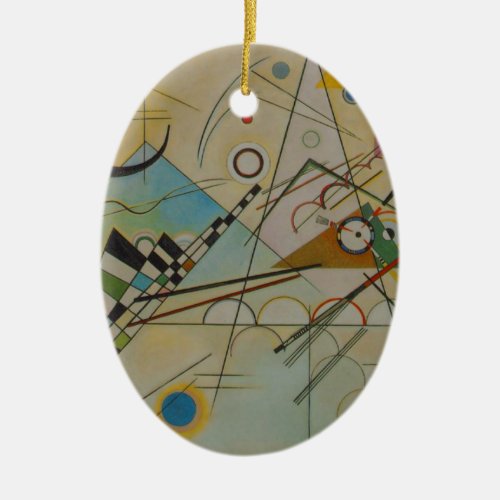 Kandinsky Composition VIII Ceramic Ornament