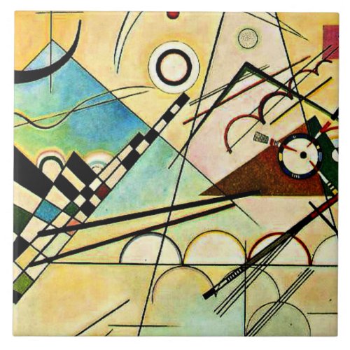 Kandinsky _ Composition VIII Ceramic Tile