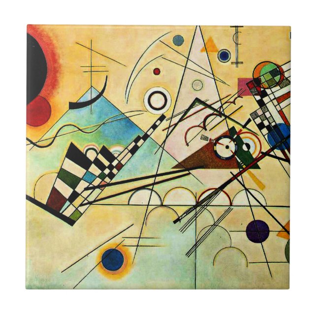 Kandinsky - Composition VIII Ceramic Tile (Front)