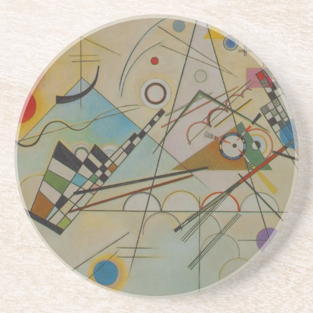 Kandinsky Composition VIII Drink Coaster (Front)