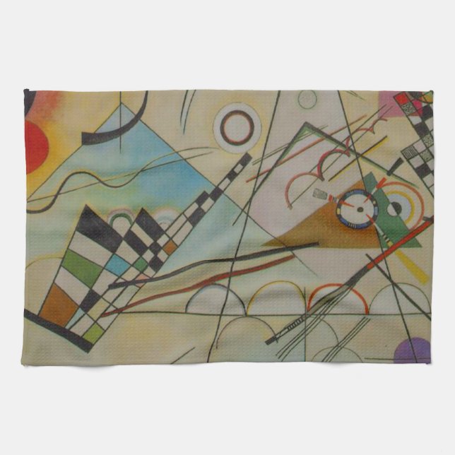 Kandinsky Composition VIII Kitchen Towel (Horizontal)