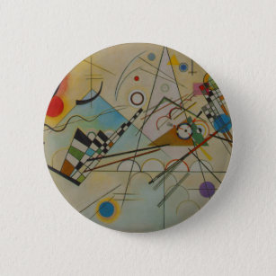 Kandinsky Composition VIII Pinback Button