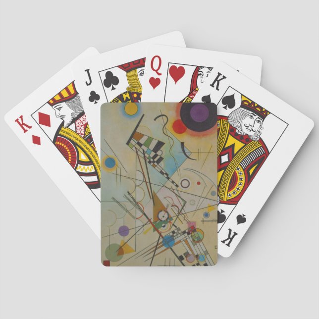 Kandinsky Composition VIII Poker Cards (Back)