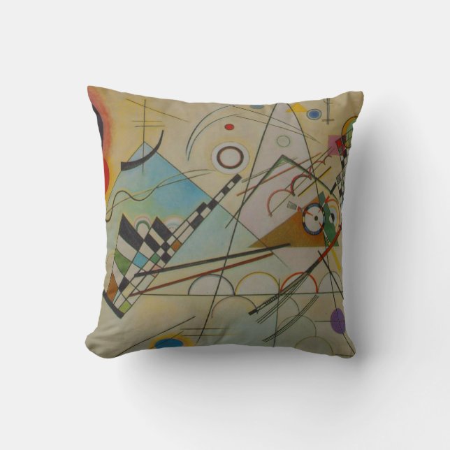 Kandinsky Composition VIII Throw Pillow (Front)