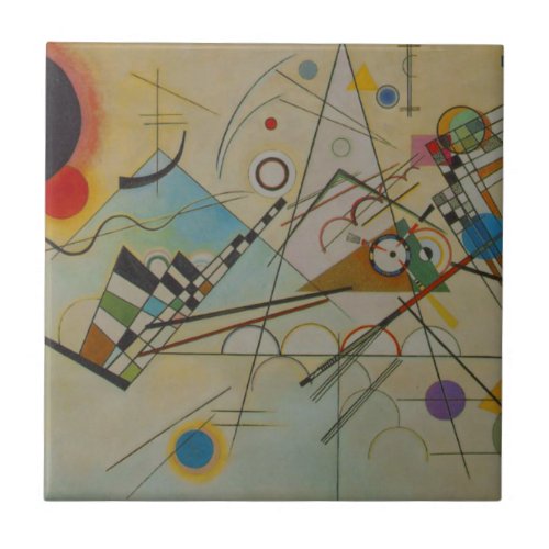 Kandinsky Composition VIII Tile