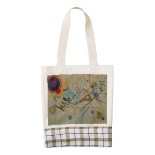 Kandinsky Composition VIII Zazzle HEART Tote Bag