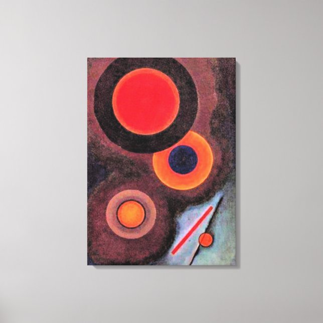 Kandinsky - Composition with Circles Canvas Print (Front)