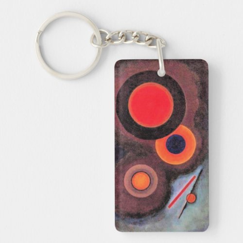 Kandinsky _ Composition with Circles Keychain