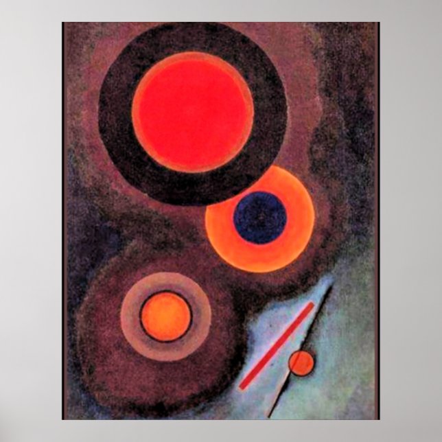 Kandinsky - Composition with Circles Poster (Front)