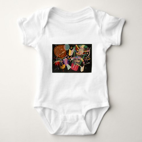 Kandinsky Composition X Abstract Artwork Baby Bodysuit